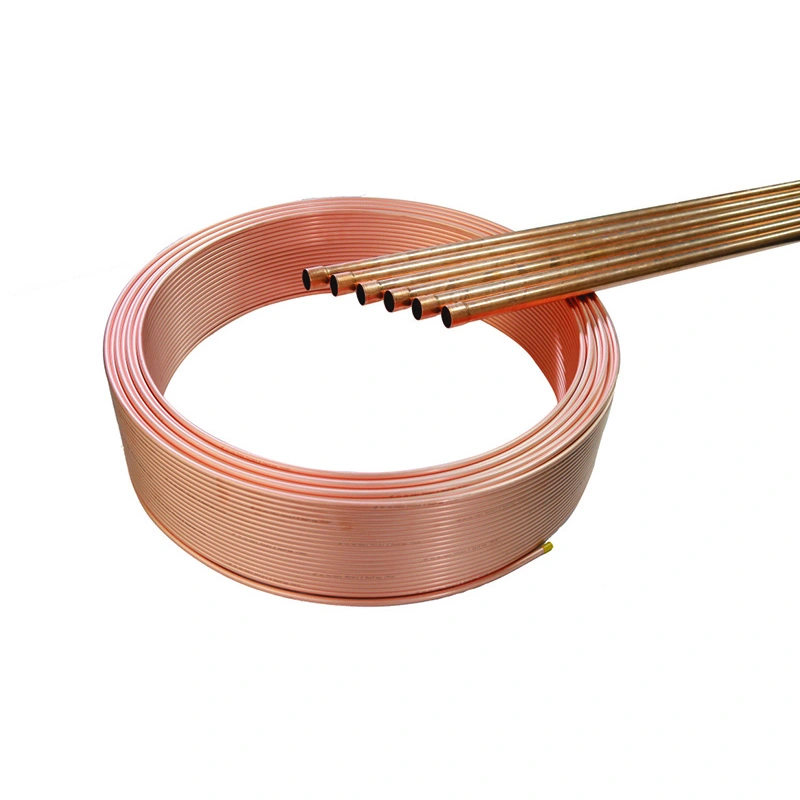 Tubo in rame a spirale con gas medicale